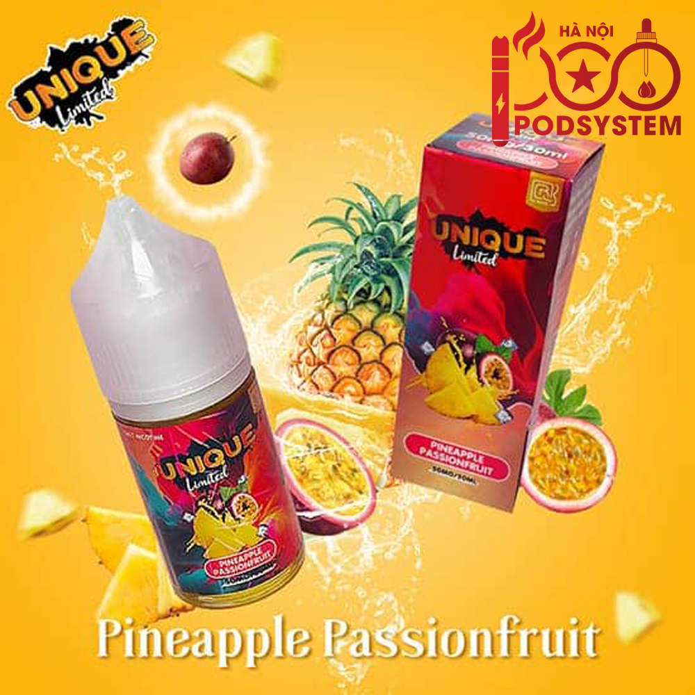 Pineapple Passionfruit (Dứa Chanh Leo) Unique Limited Salt Nic 30ml